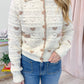 Delicate Hearts Button Up Cardigan