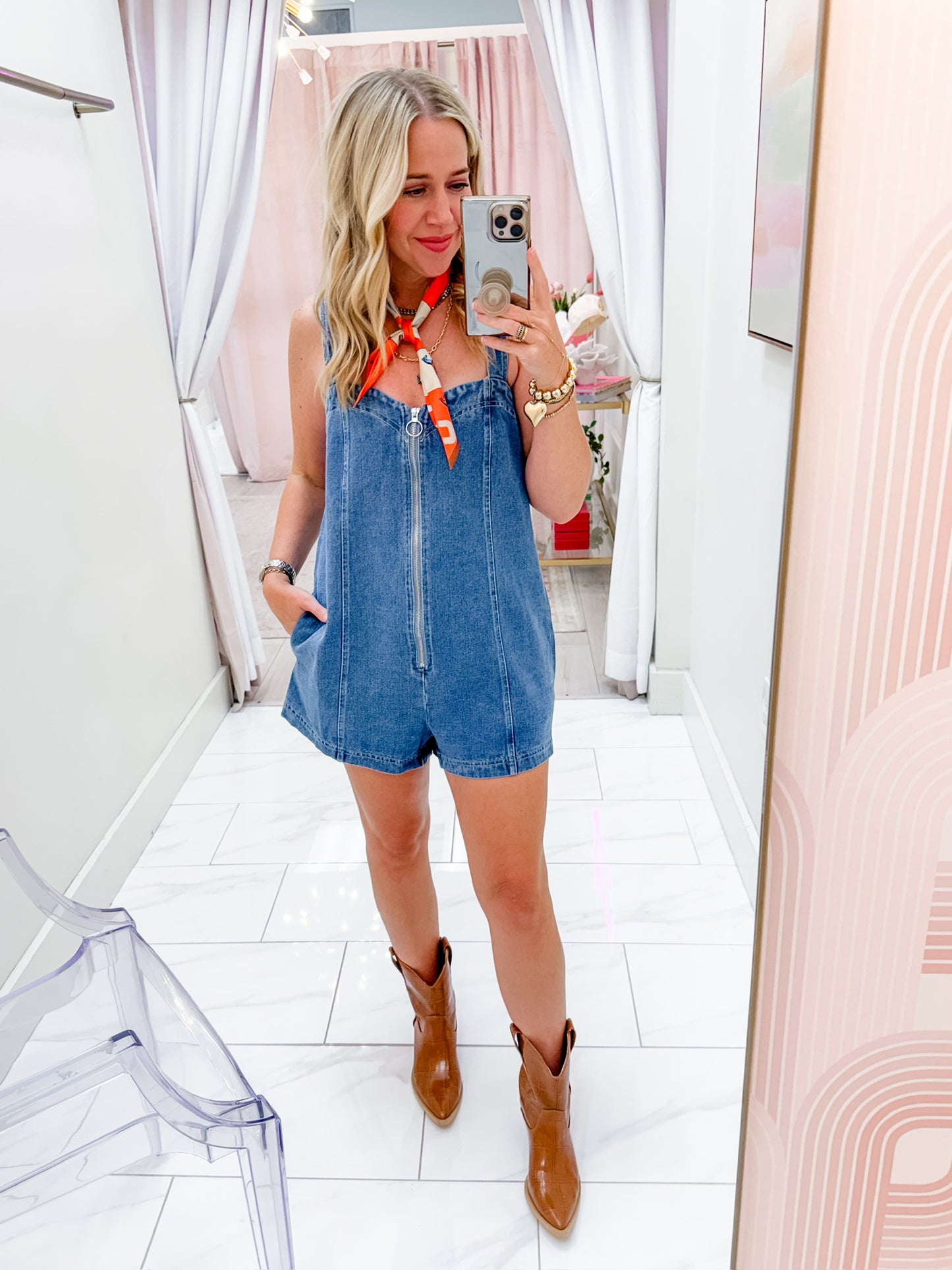 Western Sweetheart Romper
