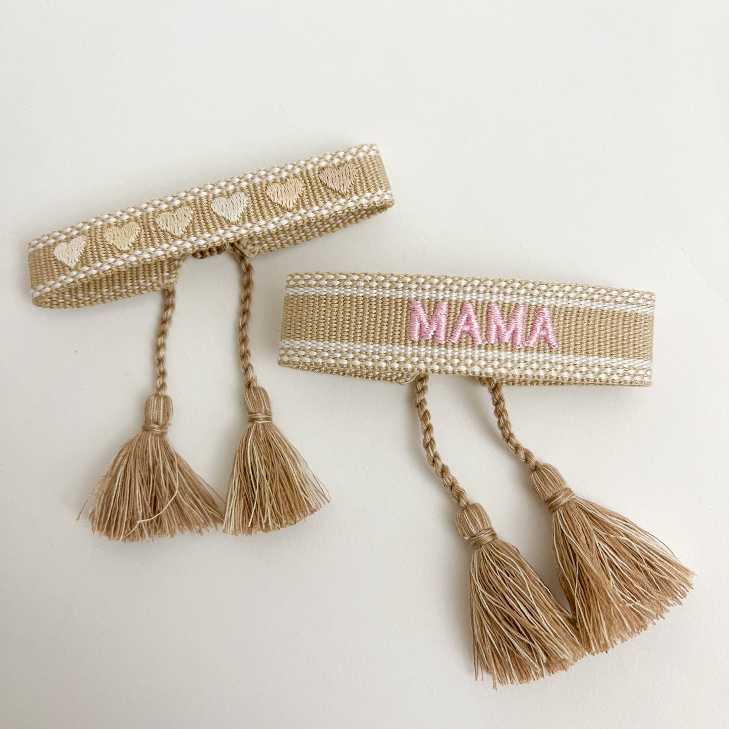 Mama Embroidered Bracelet