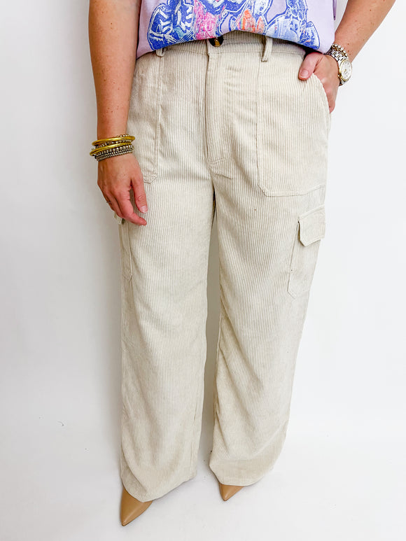 Get With It Cord Cargo Pant