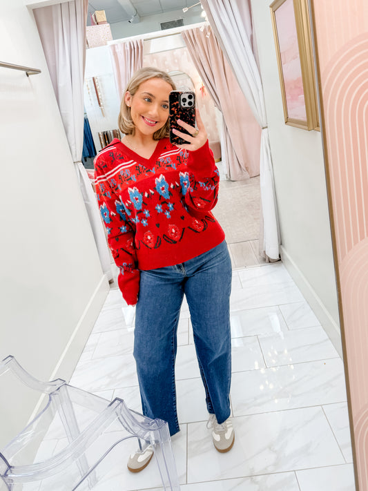 Loden Ridge Collared Sweater