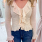 Turning Point Ruffled Sweater Top