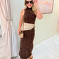 Shauna Maxi Dress Wild Tiger Knit