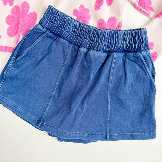 Rae Denim Utility Skort