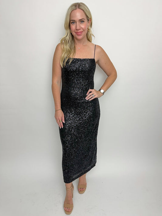 ZS Paulina Sequin Midi Dress