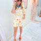 Multi Fish Shirt Button Up Top