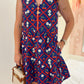 Gia Dress Navy Cherry