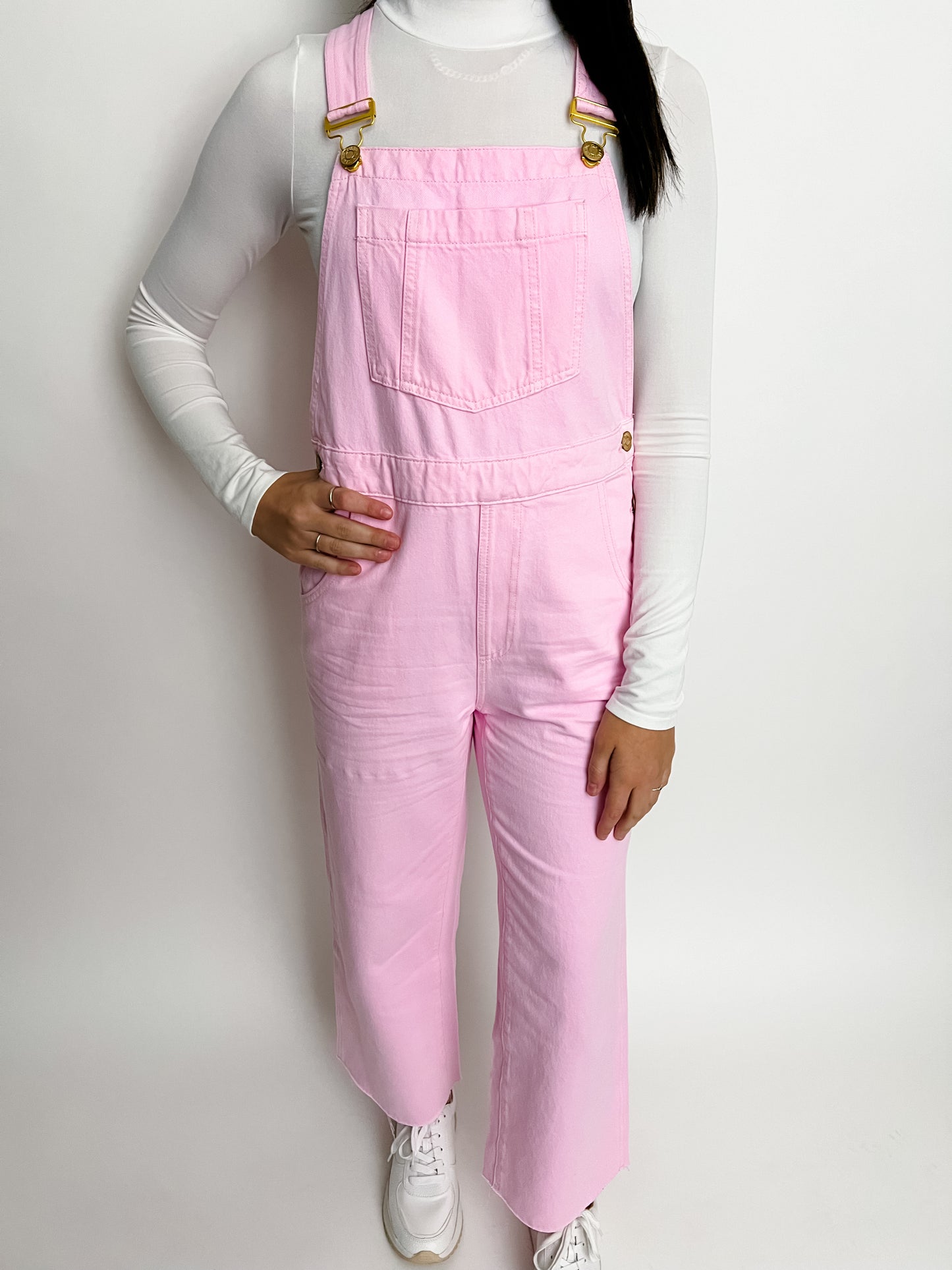 Marfa Overalls Soft Pink Denim