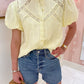 Swiss Dot Limoncello Blouse