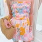 Wanna Get Away Floral Short Set
