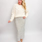 Luster Sequin Maxi Skirt