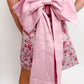 Josephine Jacquard Bow Back Mini Dress