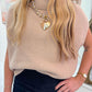 Crosby Ribbed Turtleneck Vest