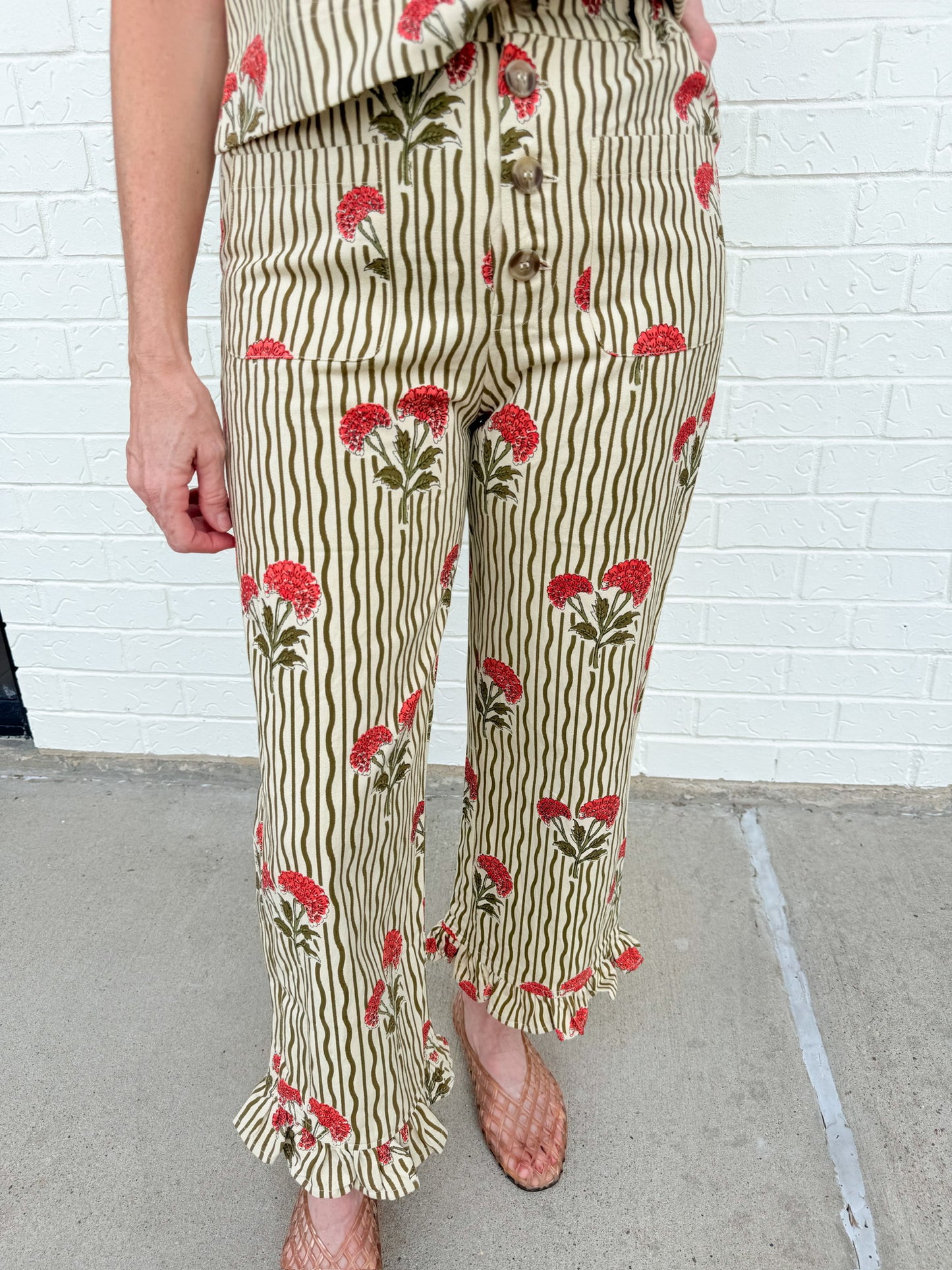 Wavy Stripe Romy Pant