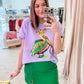 Mardi Gras Pelican Sequin Tee