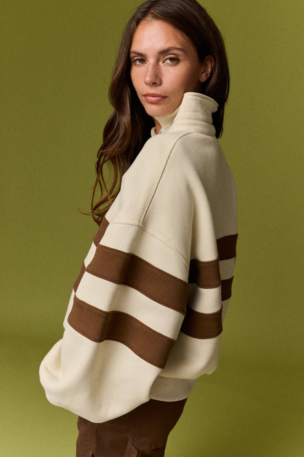 Lottie Stripe Rugby Pullover