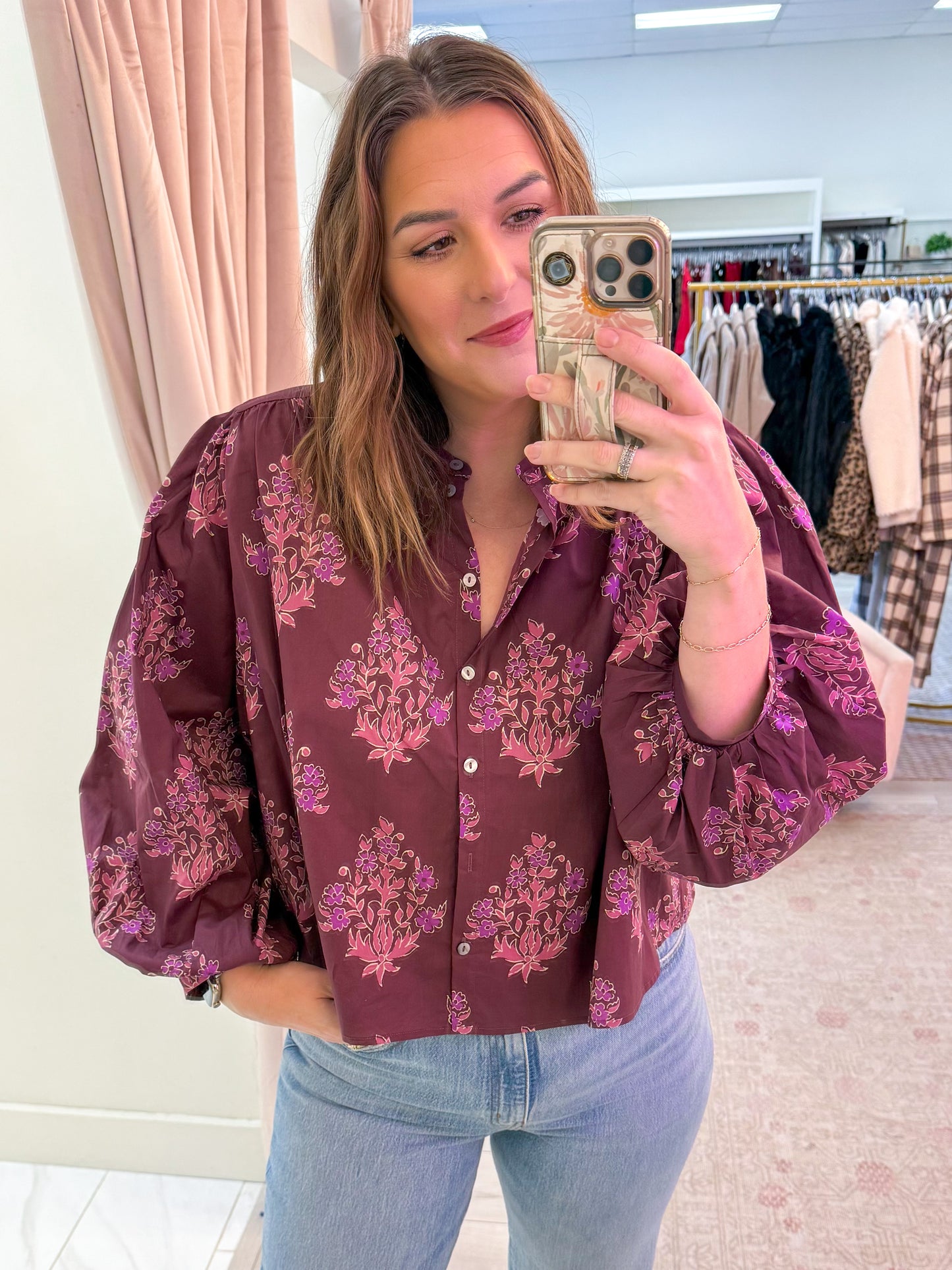 Botanica Button Up Blouse