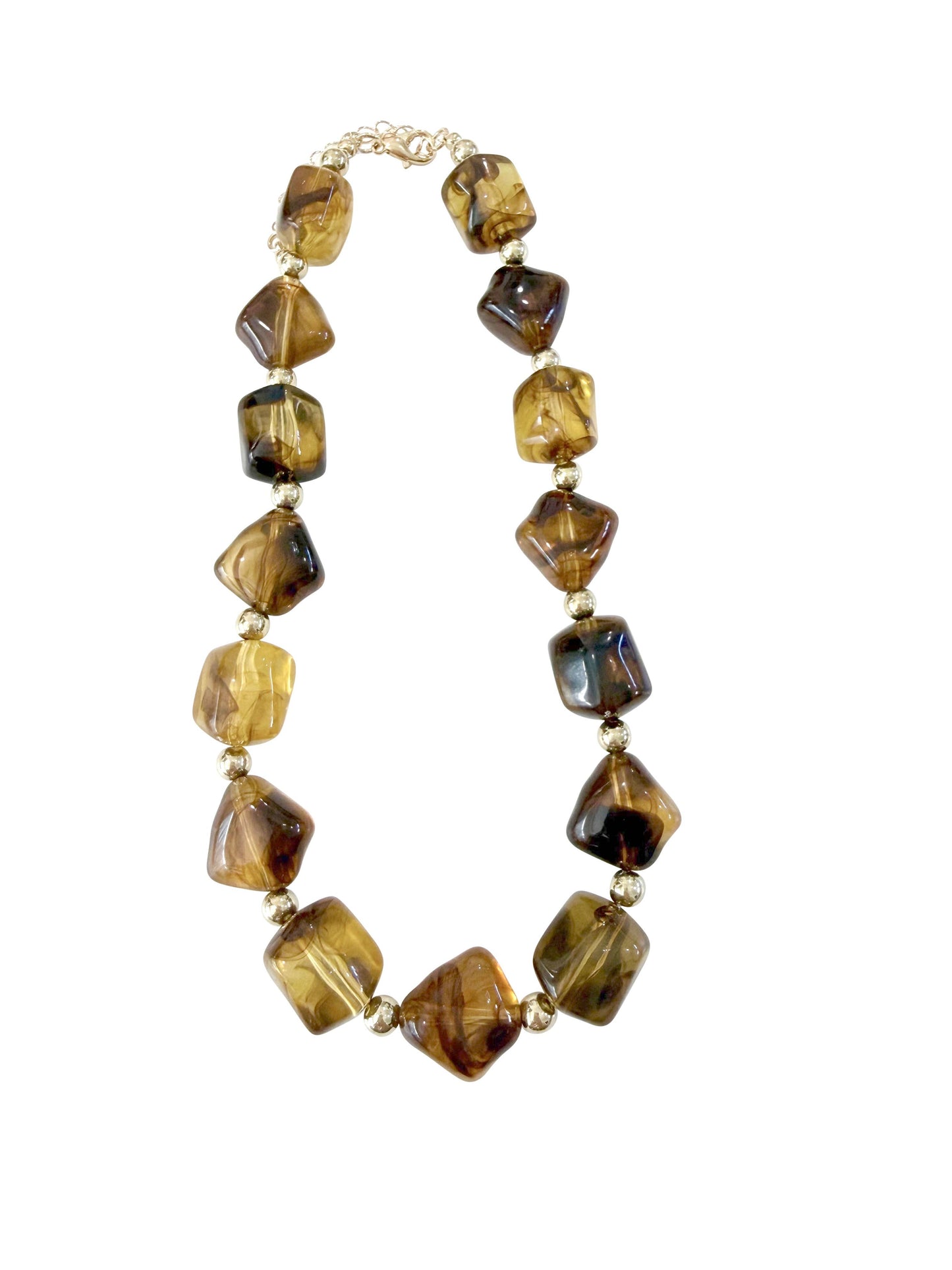 Evelyn Tortoise Beaded Necklace