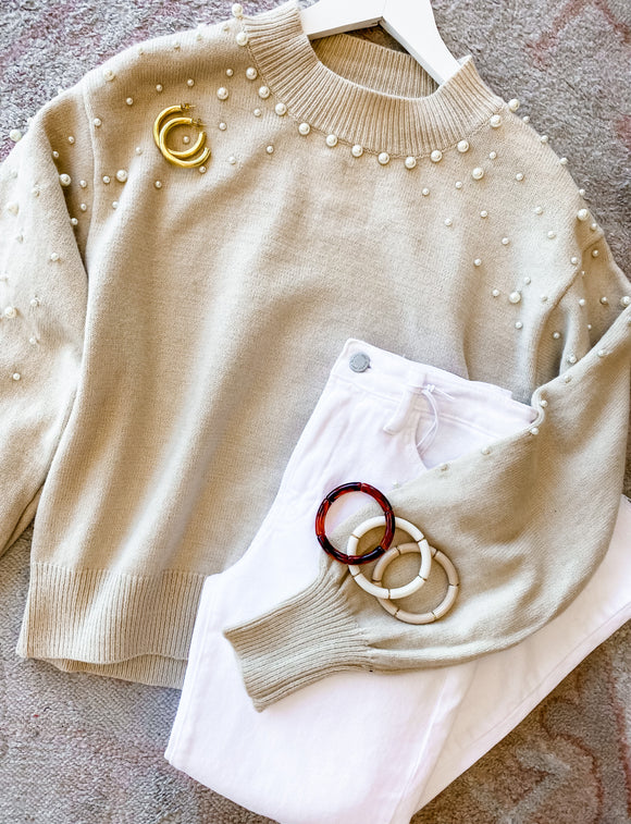 Celine Pearl Sweater