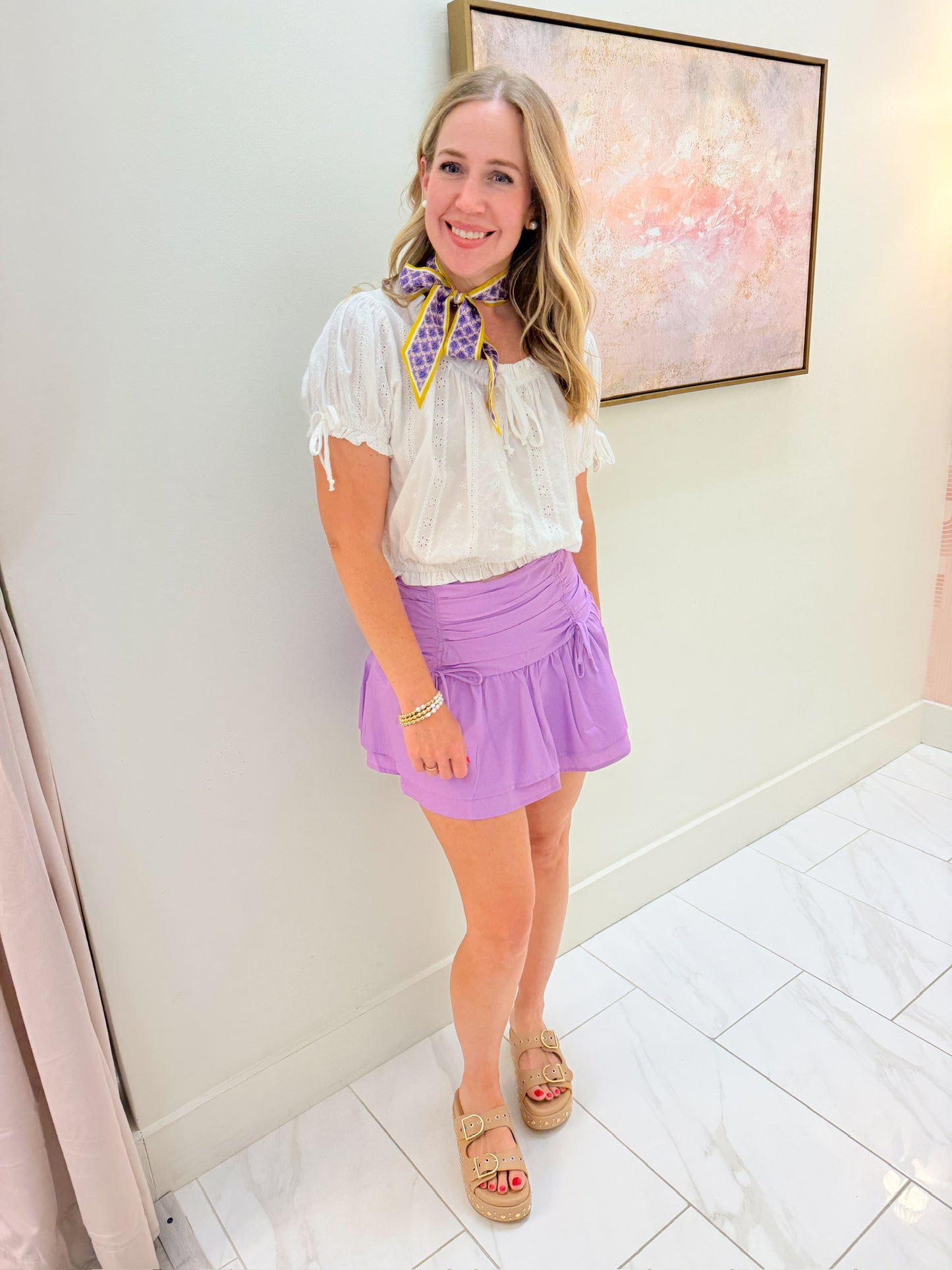 Ellen Eyelet Top