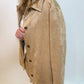 Vancouver Jacket Beige Faux Suede
