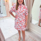 Patti Ruffled Floral Mini Dress