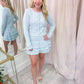Bellamy Bow Pointelle Knit Skirt Set