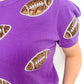 Shimmer Football Sweater Top