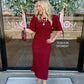 Haven Smocked Midi Dress