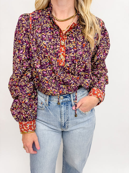 Branch Out Long Sleeve Blouse