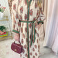 Golden Olive Bloom Maxi Dress