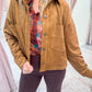 ZS All Day Cropped Suede Jacket