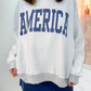 USA Reversible Mock Neck Sweatshirt