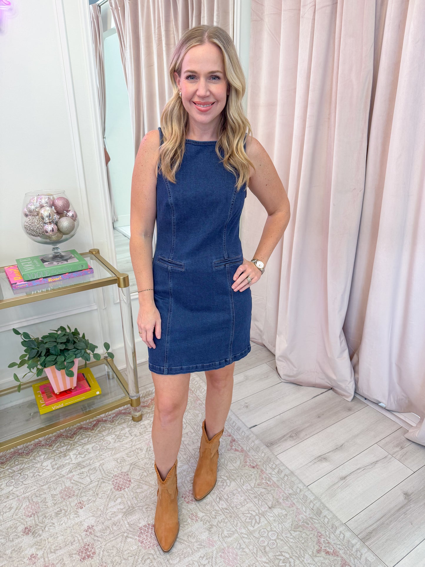 City Blues Denim Mini Dress
