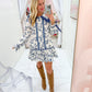 Sloane Toile Collared Mini Dress