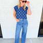 Denim Eyelet Greta Top