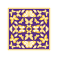 The Mariposa Scarf in Purple & Gold
