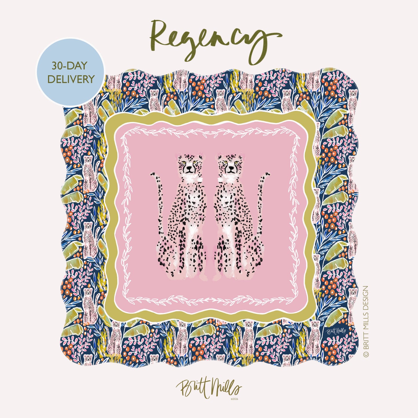 Britt Mills Mahjong Mat