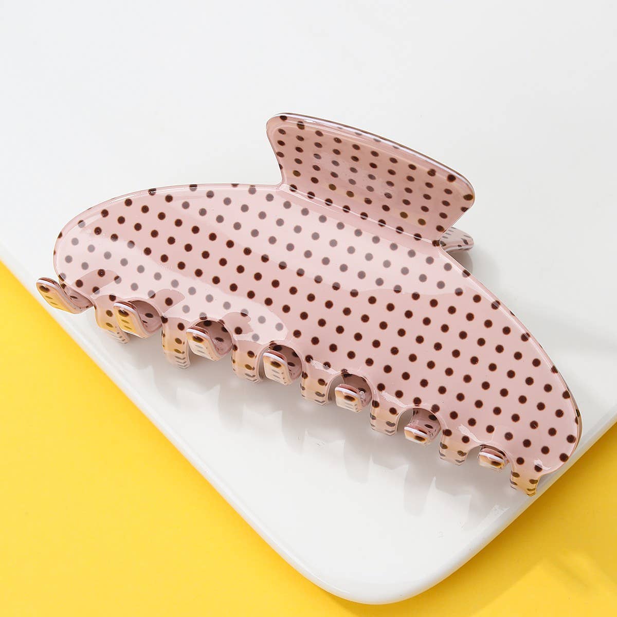 Mini Polka Dot Hair Claw Clip