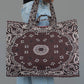 Brown Bandana Tote