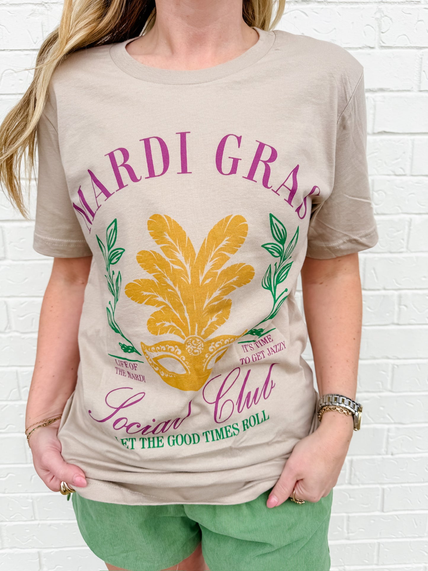 Mardi Gras Social Club Graphic Tee