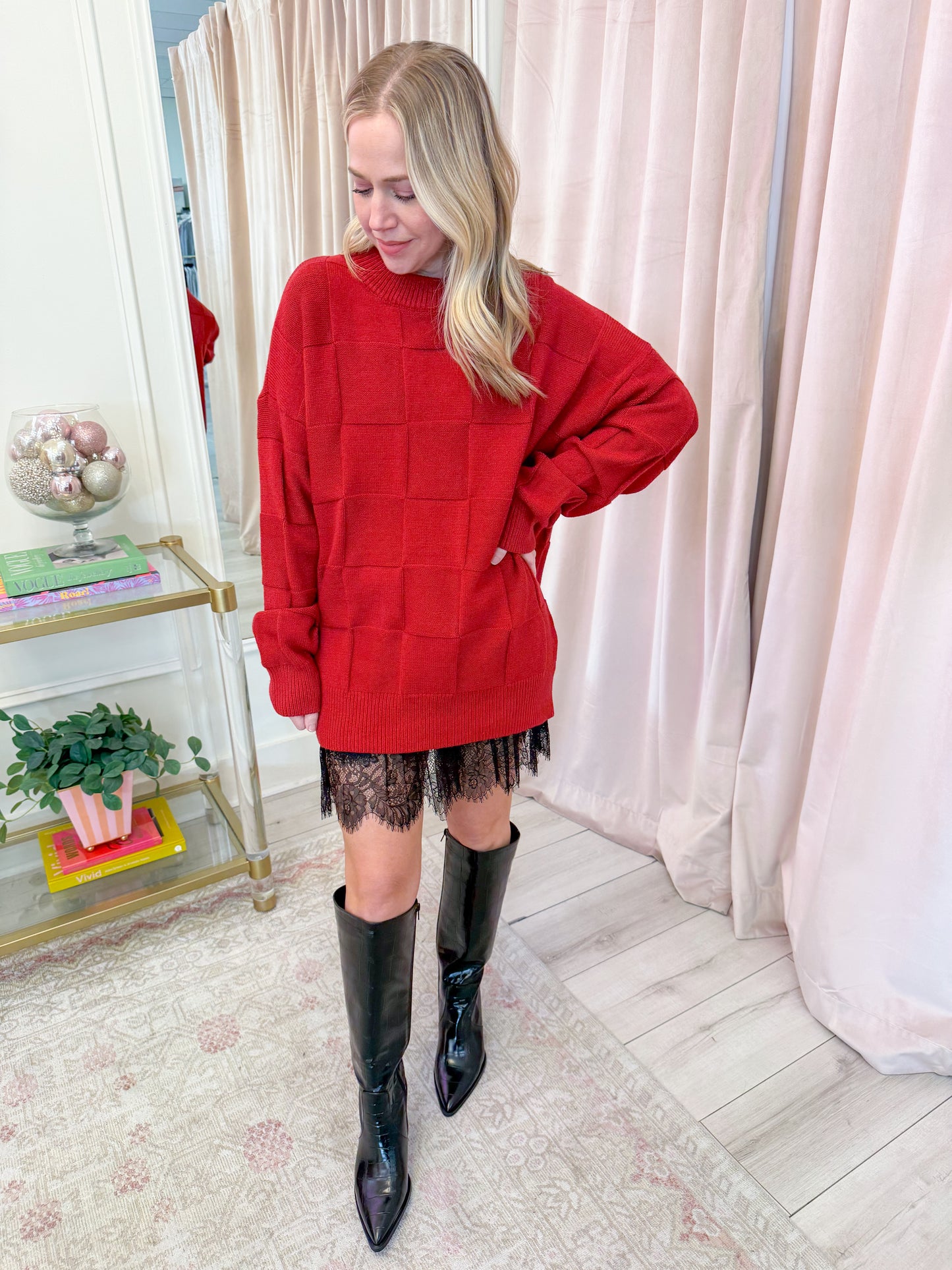 Chantilly Lace Mini Skirt