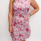 Josephine Jacquard Bow Back Mini Dress