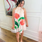 Eden Halter Neck Floral Mini Dress