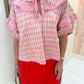 Flirty Picnic Gingham Top