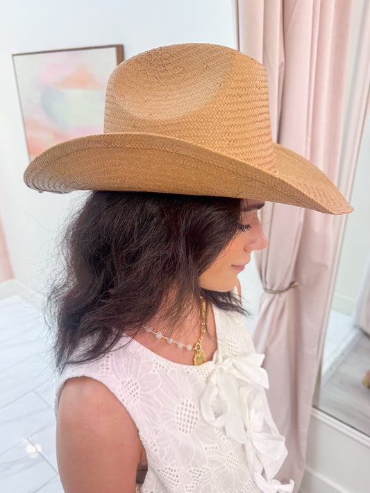 Santa Fe Straw Cowboy Hat