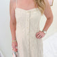 ZS Angel Eyes Textured Midi Dress