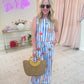 Coastal Stripe Pant Set