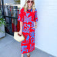 Tilly Dress Rouge Majorelle