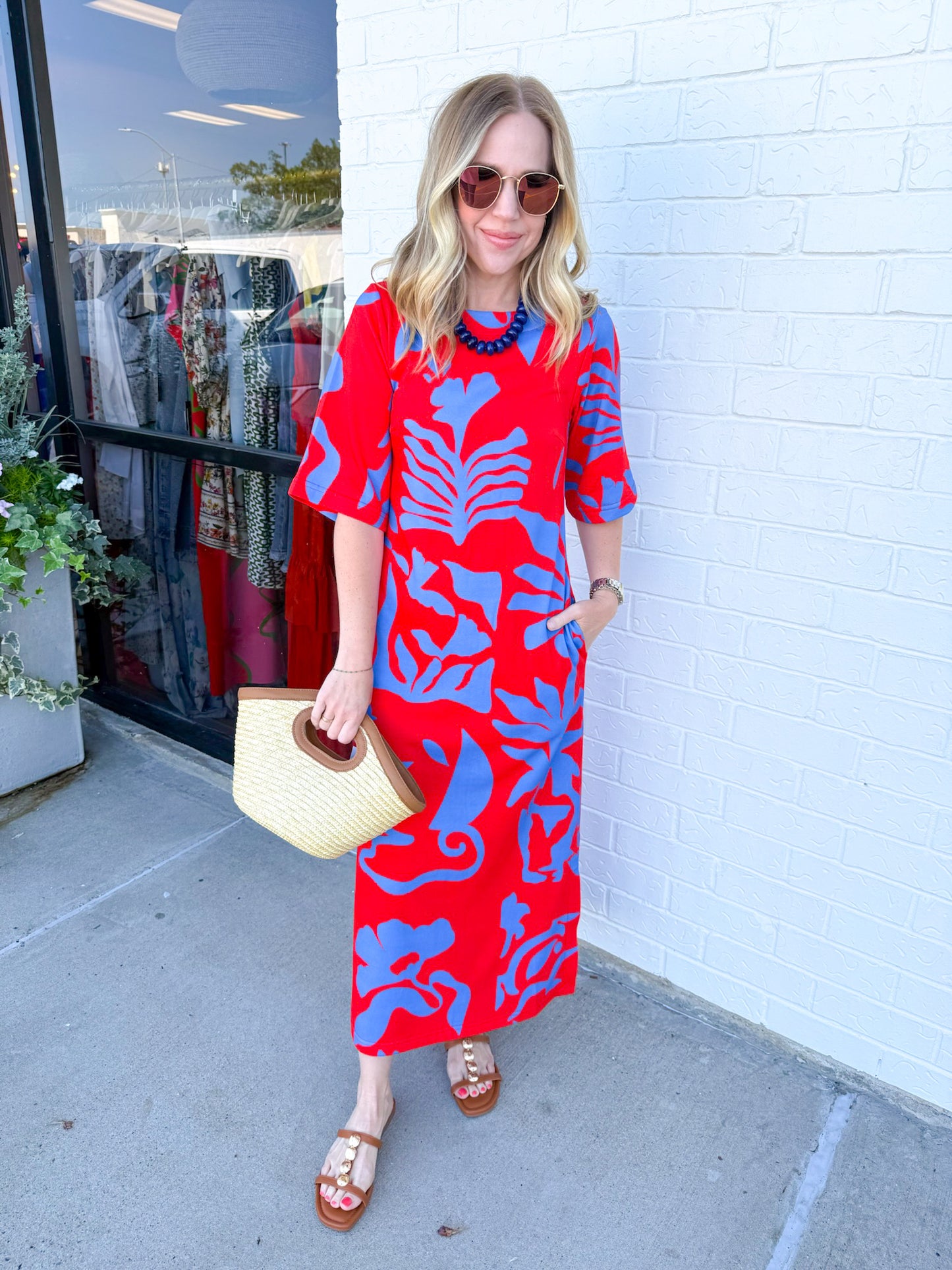 Tilly Dress Rouge Majorelle